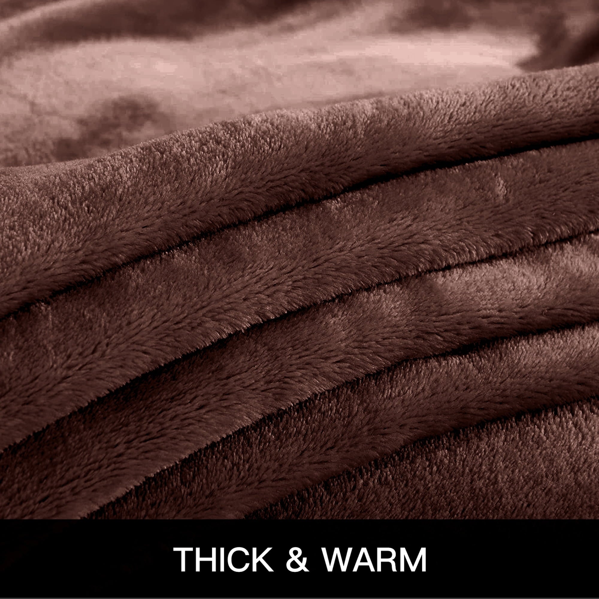 Cozy Fleece Throw Blanket, Fuzzy & Plush Warm Fleece Blanket, Throw Size Coffee Blankets for Couch Beds, Machine Washable Blanket... - Cozy Fleece Throw Blanket for Couch & Bed Detail