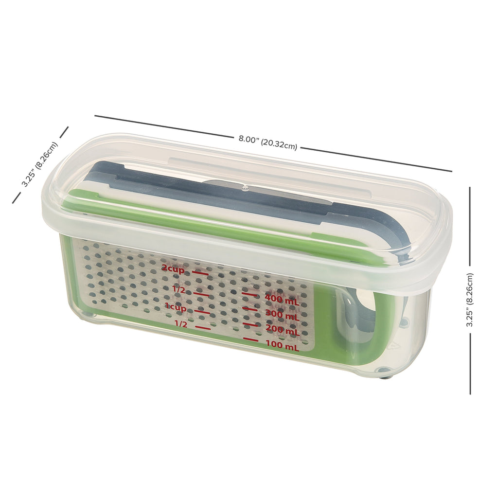 Ergonomic Manual Compact Grate & Slice Set - Multi-Functional Manual Food Chopper & Slicer Detail