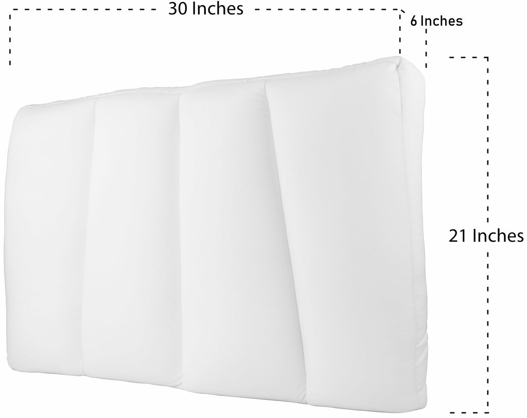 Orthopedic Support Microbead Cloud Pillow Bed, X-Large, White - Hotel Quality Plush Sleeping Pillows Detail