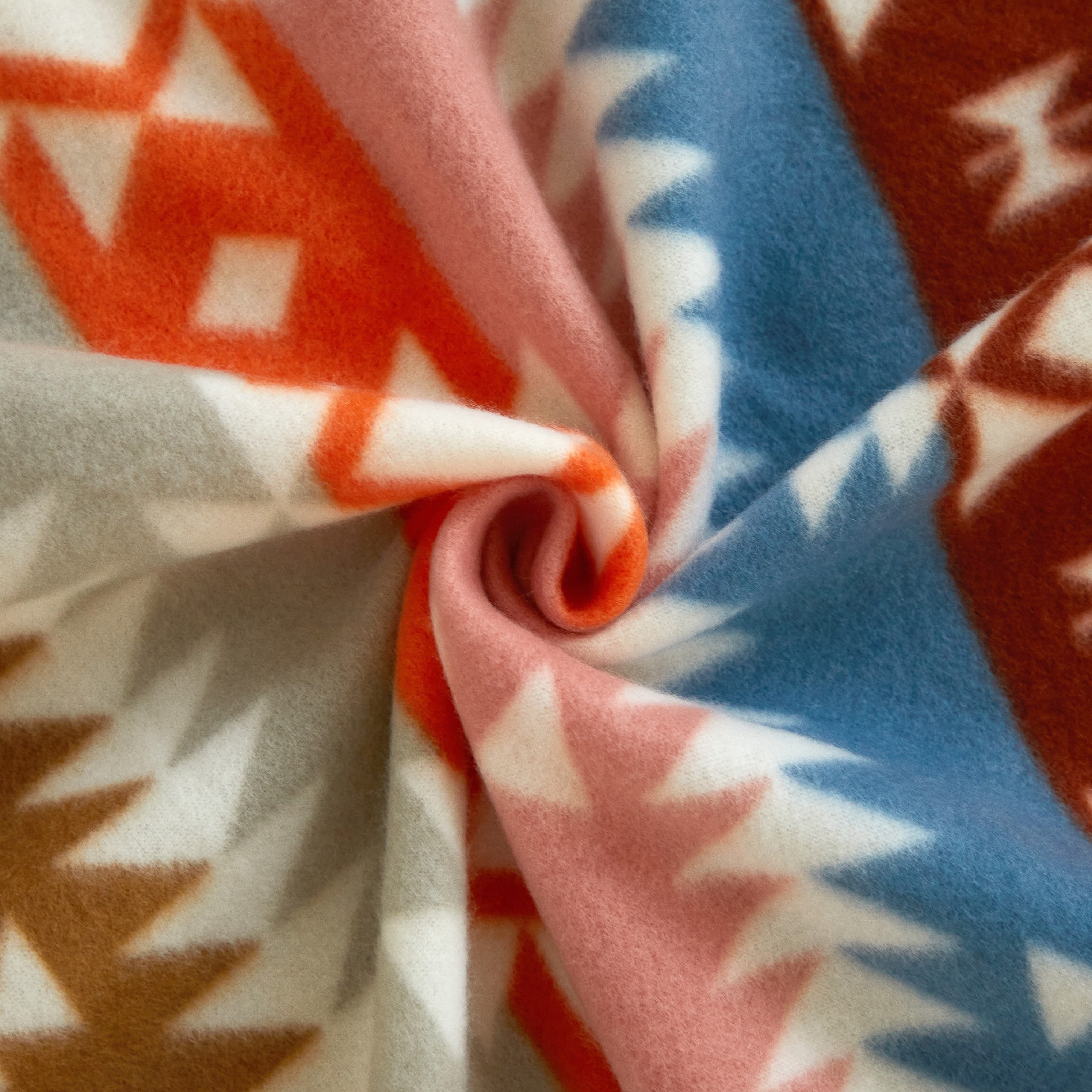 Reversible Sherpa Stripe Fleece Throw - Cozy Fleece Throw Blanket for Couch & Bed Detail