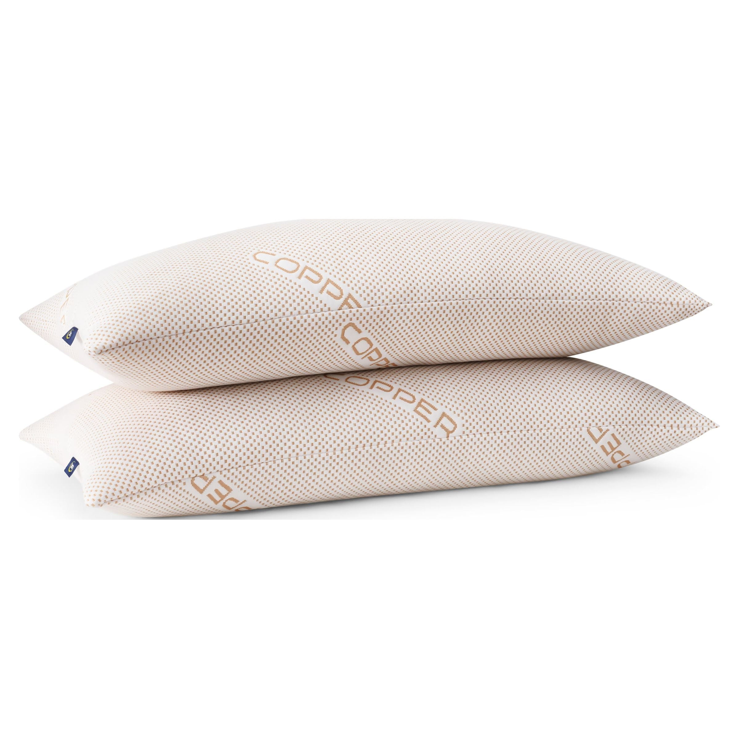 Ergonomic Memory Foam Copperloft King Bed Pillow, 2 Pack, Hypoallergenic - Ergonomic Memory Foam Pillow for Neck Pain Support Detail