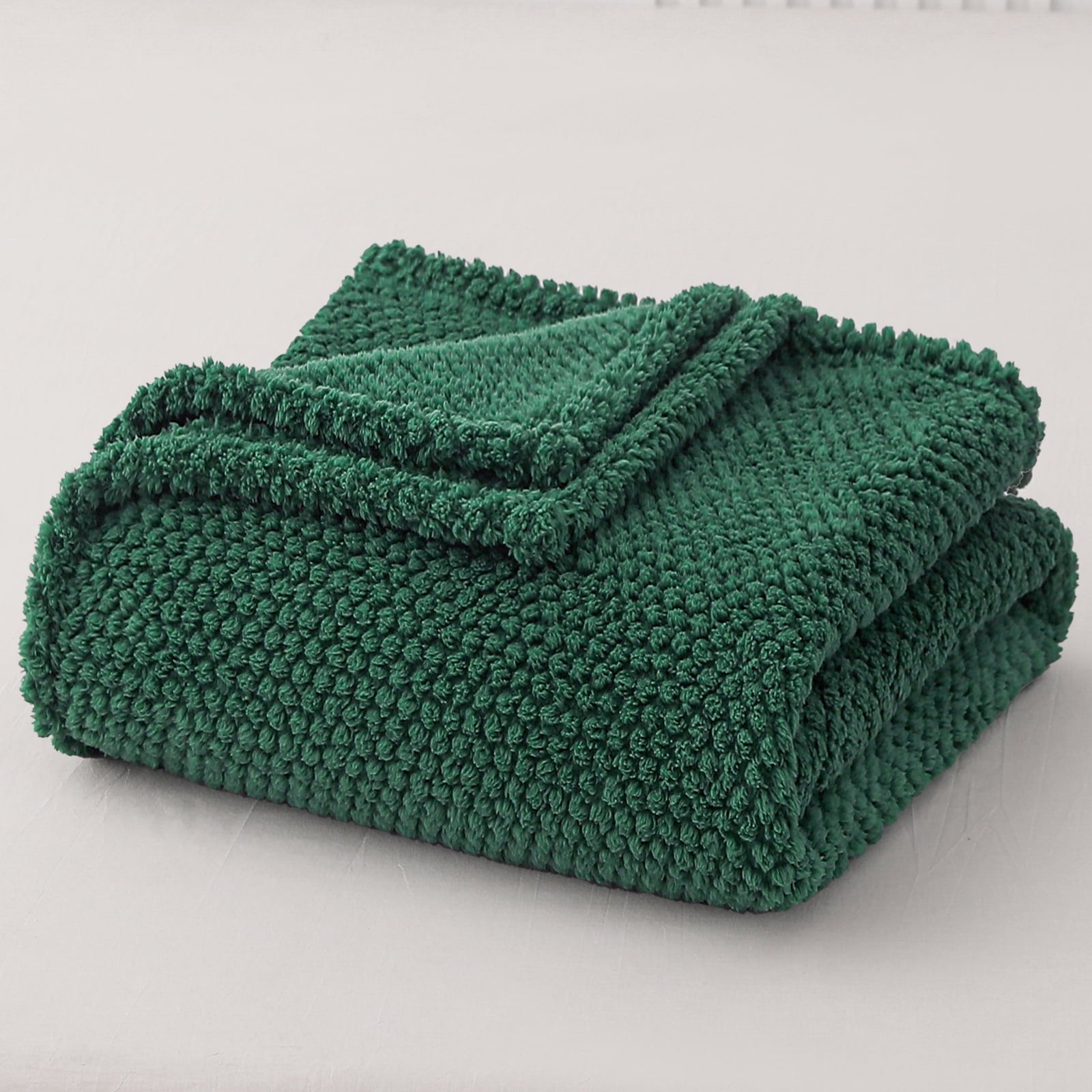 Cozy Fleece Fuzzy Fleece 50"x70" Throw Blanket for Couch, Fluffy Warm Soft Jacquard Blankets for Fall Winter, Lightweight and Coz... - Lightweight Plush Warm Blanket for All Seasons Detail