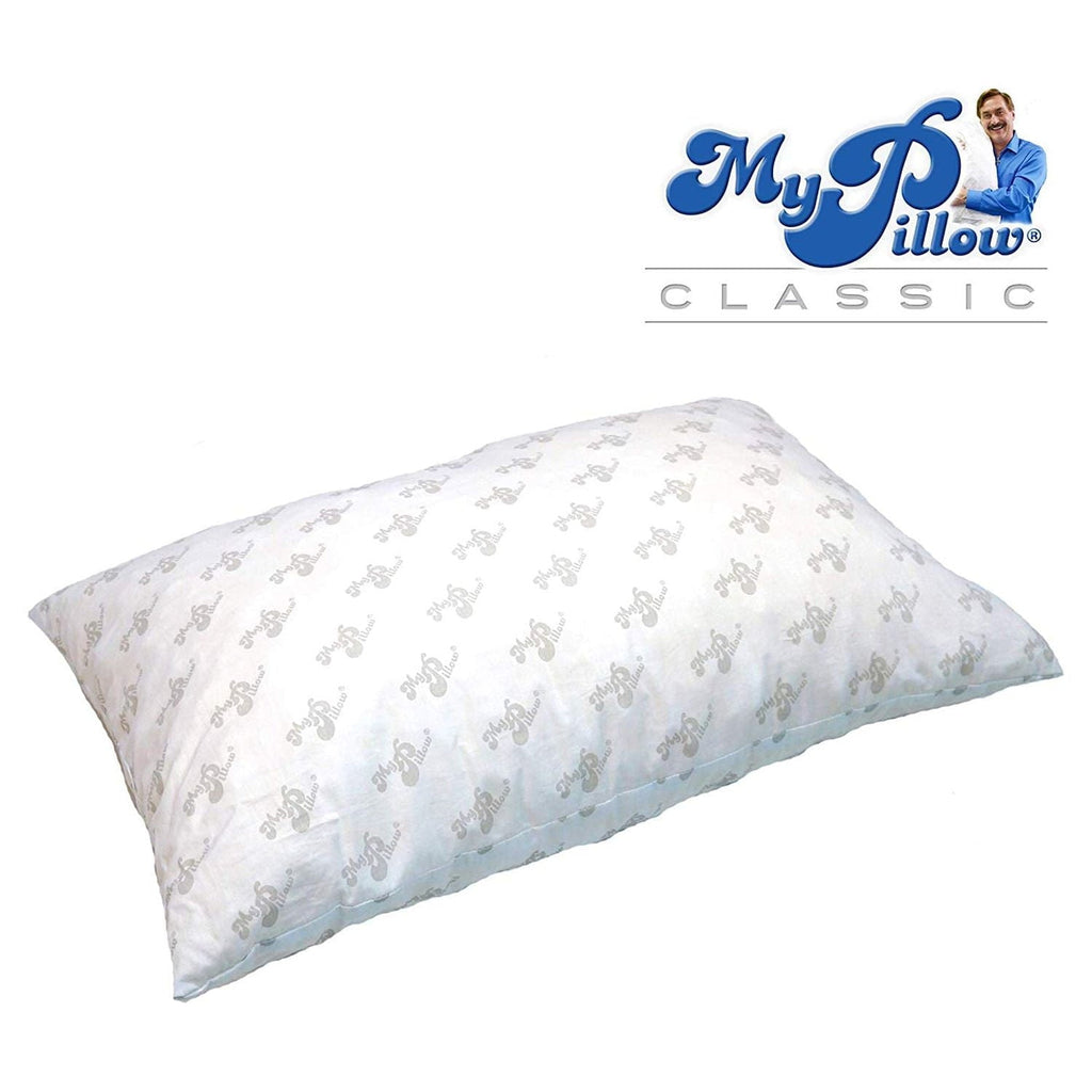 Orthopedic Support Foam Queen Size Bed Deep Sleep Pillow, White Medium Fill - Hotel Quality Plush Sleeping Pillows Detail