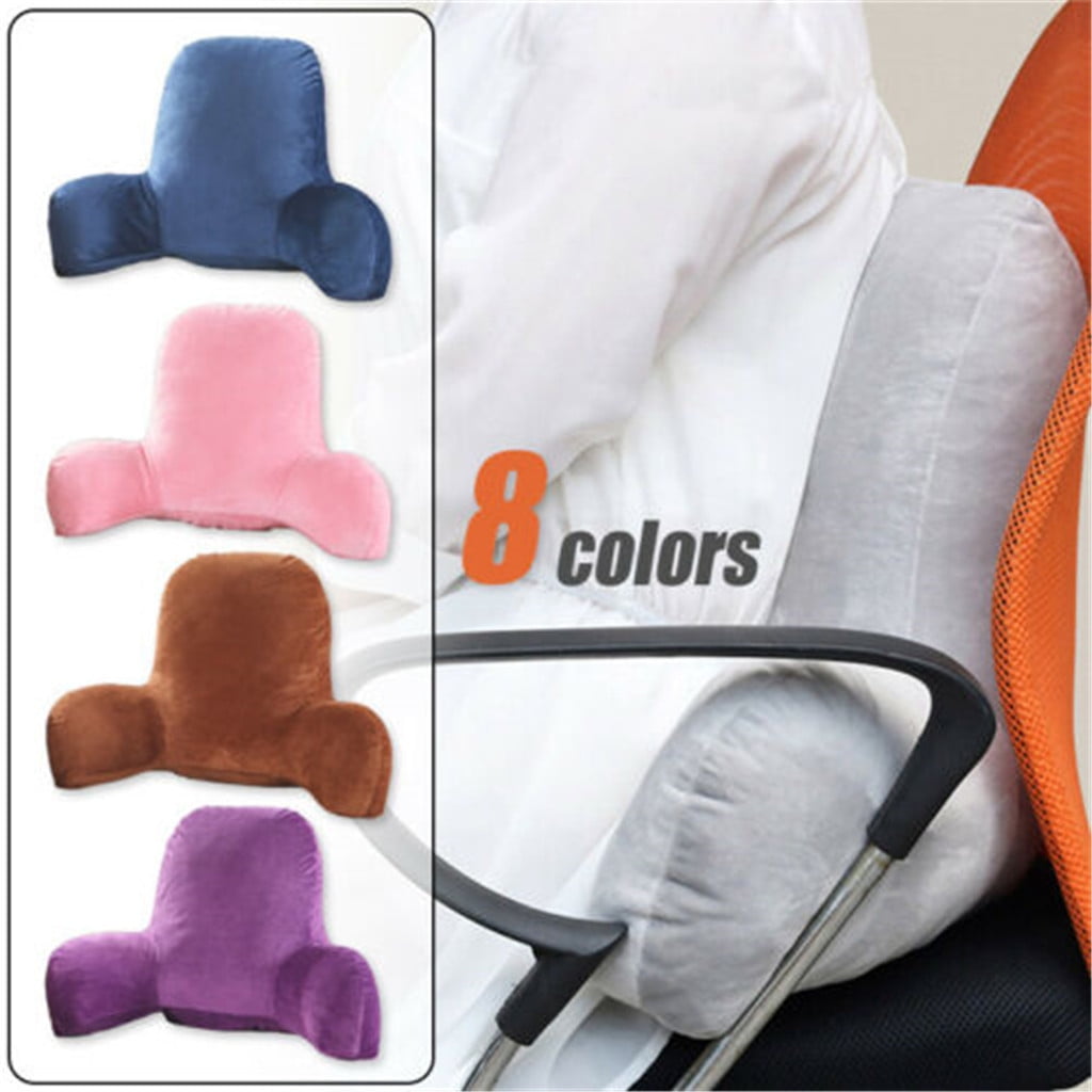 Orthopedic Support Backrest Pillow with Arms, Back Rest for Bed Sitting, Plush Big Backrest Lumbar Support Chair Cushion, Foam ... - Hotel Quality Plush Sleeping Pillows Detail