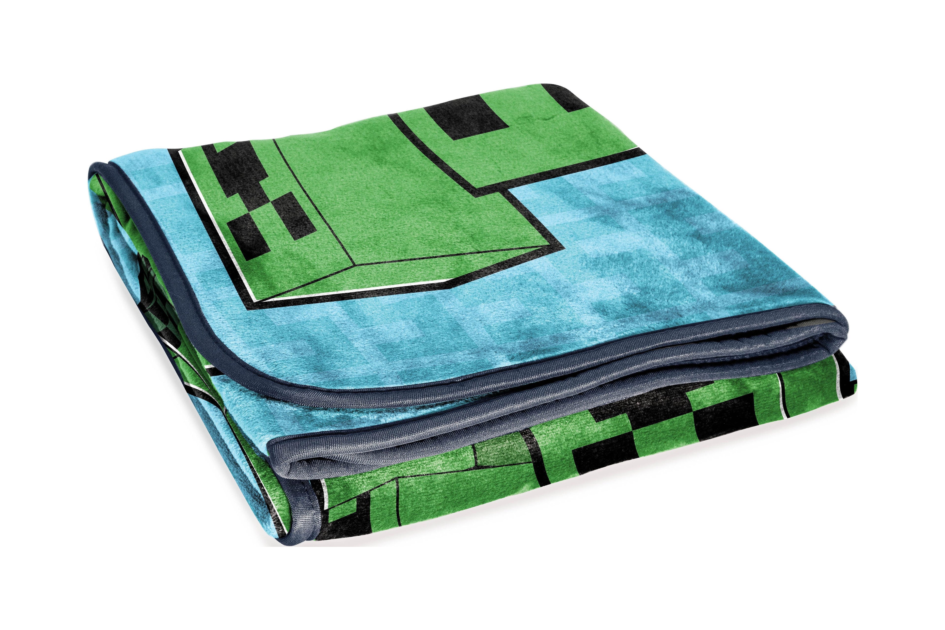 Cozy Fleece Kids Silk Touch Throw Blanket, 46 x 60, Microfiber, Blue - Cozy Fleece Throw Blanket for Couch & Bed Detail