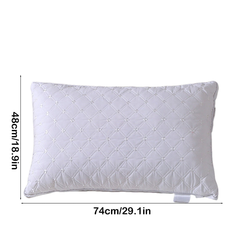 Orthopedic Support Hotel Grade Extra Soft Pillows Queen Size Set of 2 Supportive Bed Pillow for Back Side and Stomach Sleepers, Breathab... - Orthopedic Shredded Foam Bed Pillow Set Detail