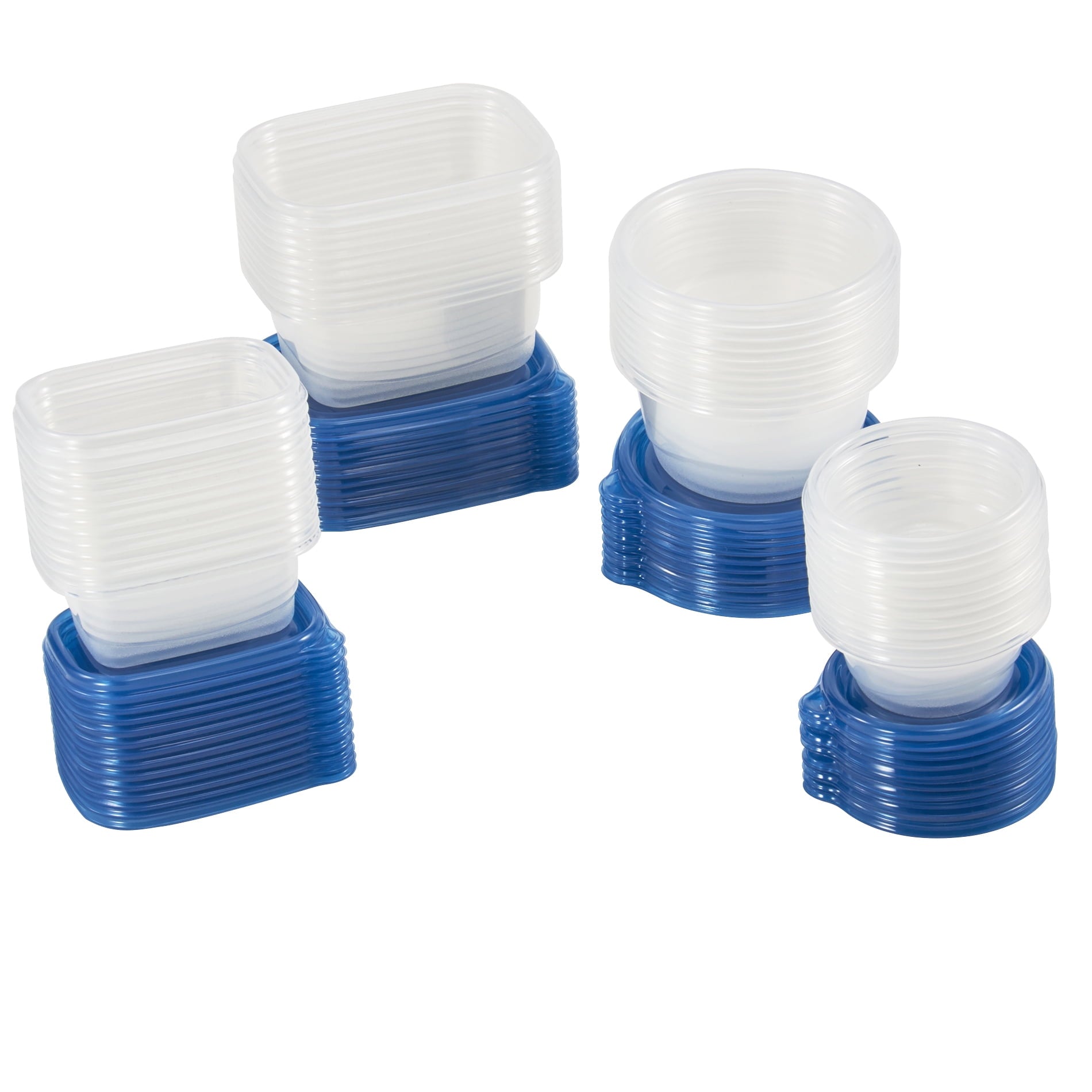 Playful Geometric 92pc Plastic Food Storage Container set, Ideal Use for Refrigeration Storage and Organization,... - Fun Food Fidget Cookie Squishable Toy Detail