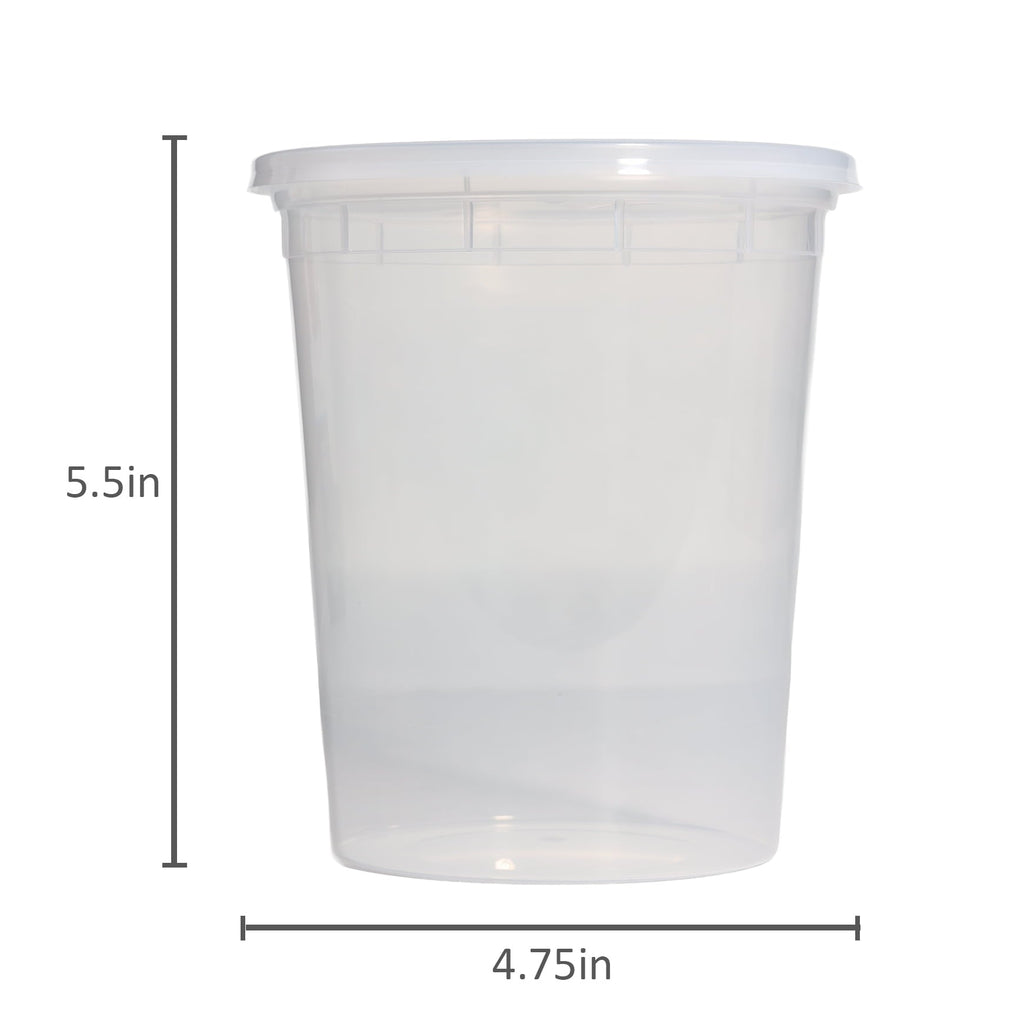 Fun Food Fidget 40 Piece 32oz Plastic Deli Container, Ideal Use for Meal Prep and Batch Cooking - Fun Food Fidget Cookie Squishable Toy Detail