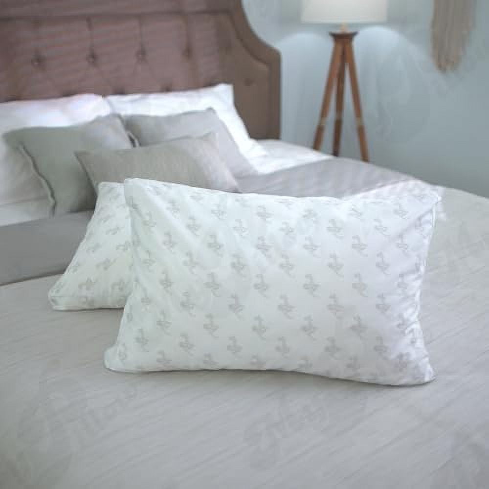 Fluffy Shredded Bedding Bed Pillows for Sleeping Standard Size, Set of 2, Back, Stomach or Side Sleepers - Classic Pillow (Standard, ... - Decorative Throw Pillow Cushion for Sofa & Bed Detail