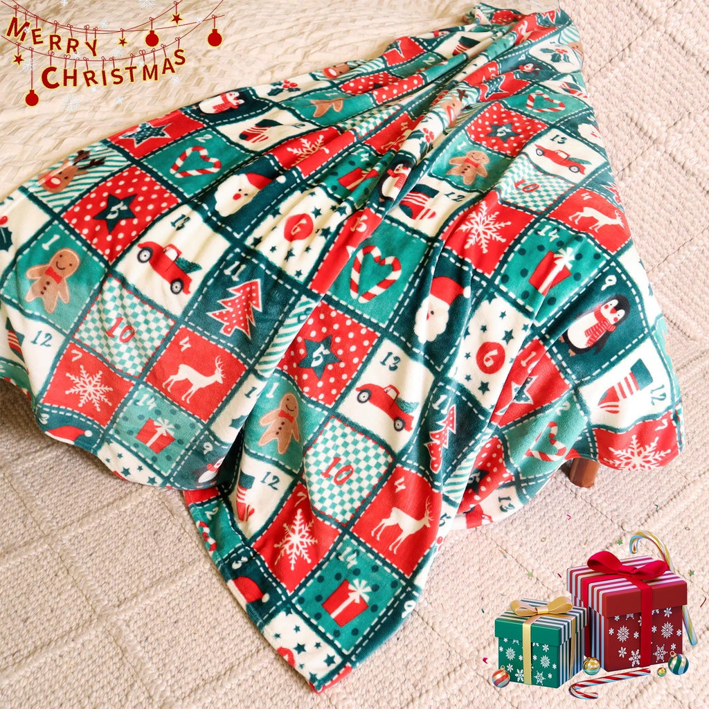 Cozy Fleece Cozy Blanket Printed Blanket Throw Christmas Blanket - 300 GSM Fleece Blanket Throw Size Blanket for Home Decoration,... - Cozy Fleece Throw Blanket for Couch & Bed Detail