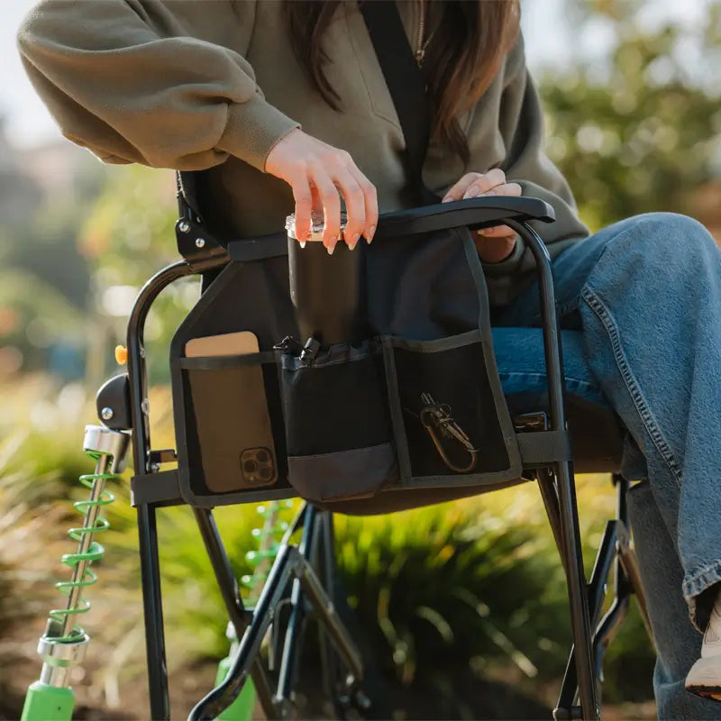 Luxury Camp Adjustable Rocker - Choice 573 - Patented Spring-Action Rocking Chair for Camping Detail