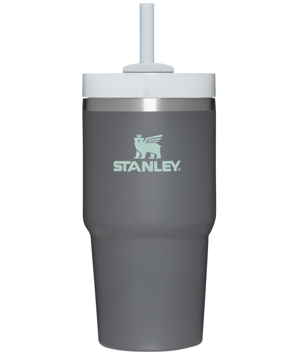 Double-Wall Vacuum The Quencher H2.0 Flowstate Tumbler | Stanley Create D330L - 40oz Large Capacity Car-Cup Friendly Quencher - Charcoal