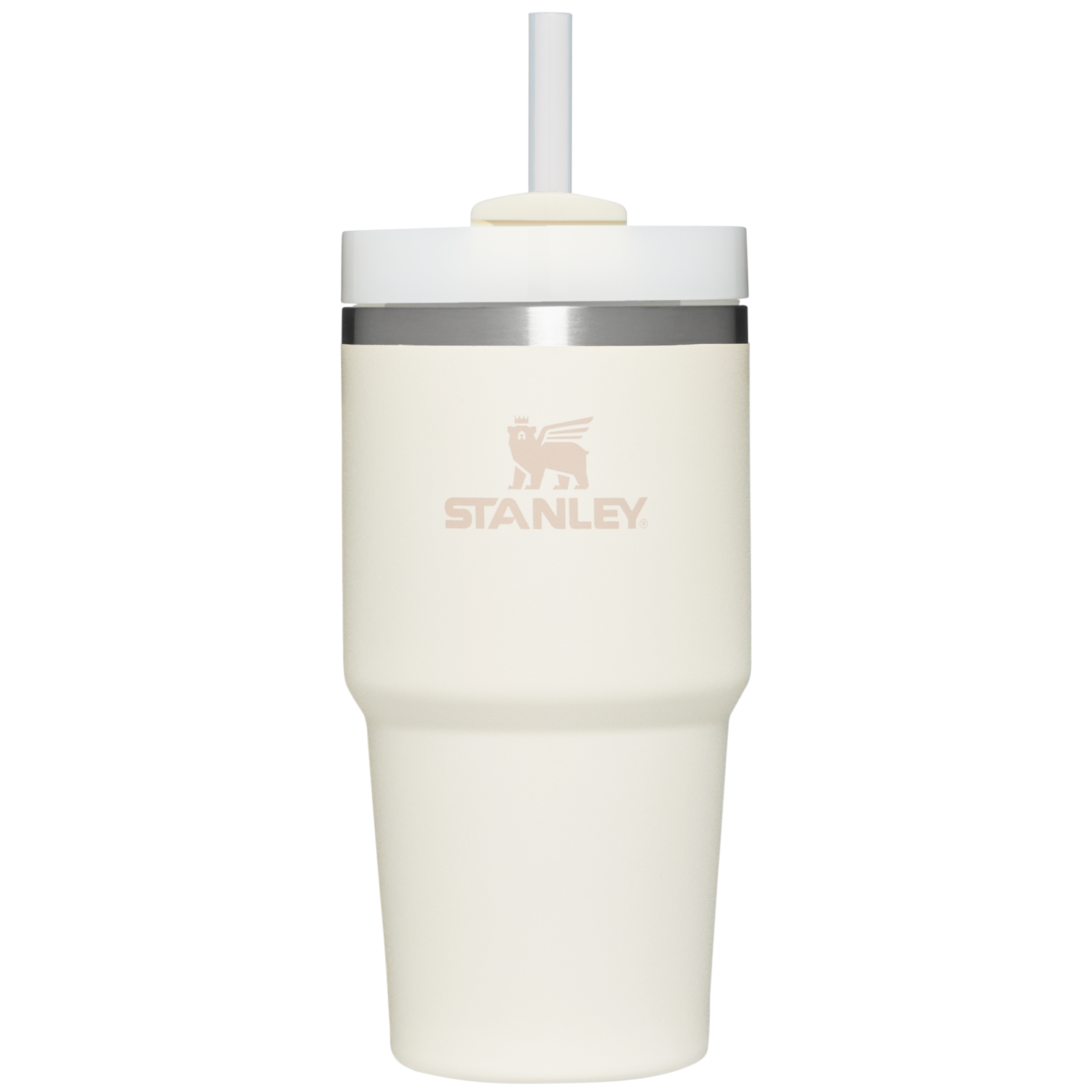 Double-Wall Vacuum The Quencher H2.0 Flowstate Tumbler D030T - 40oz Large Capacity Car-Cup Friendly Quencher - Cream