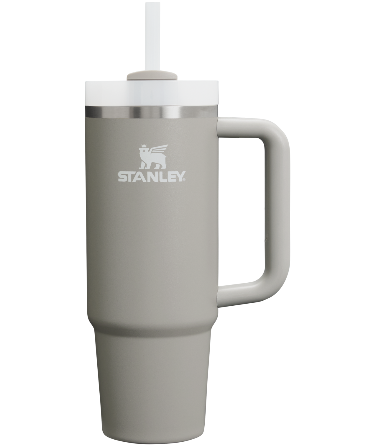 Double-Wall Vacuum The Quencher H2.0 Flowstate Tumbler | Stanley Create D331C - FlowState 3-Position Lid Insulated Travel Mug - Ash