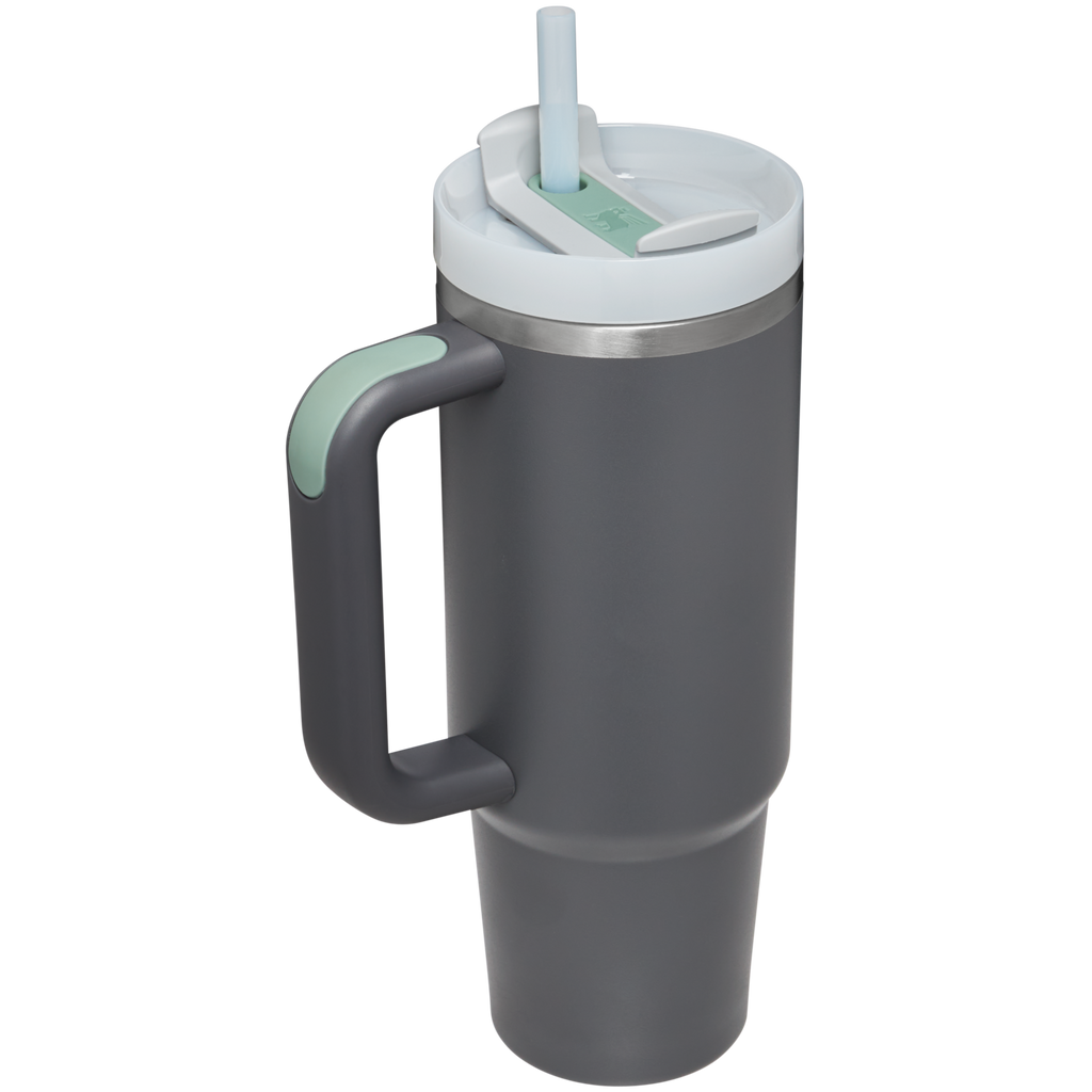 Double-Wall Vacuum The Quencher H2.0 Flowstate Tumbler | Stanley Create D331C - FlowState 3-Position Lid Insulated Travel Mug Detail