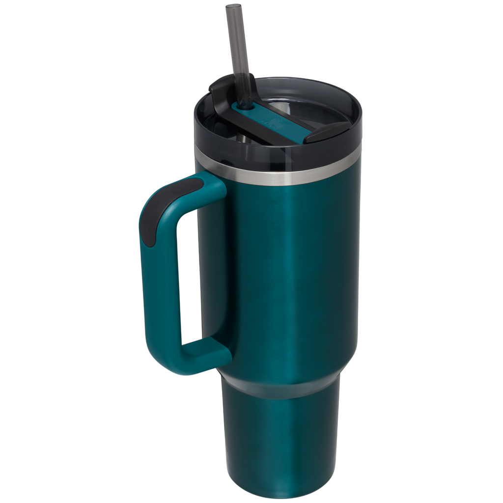Car-Cup Friendly The Quencher H2.0 Flowstate Tumbler D050X - Double-Wall Vacuum Insulated Travel Tumbler with Straw Detail