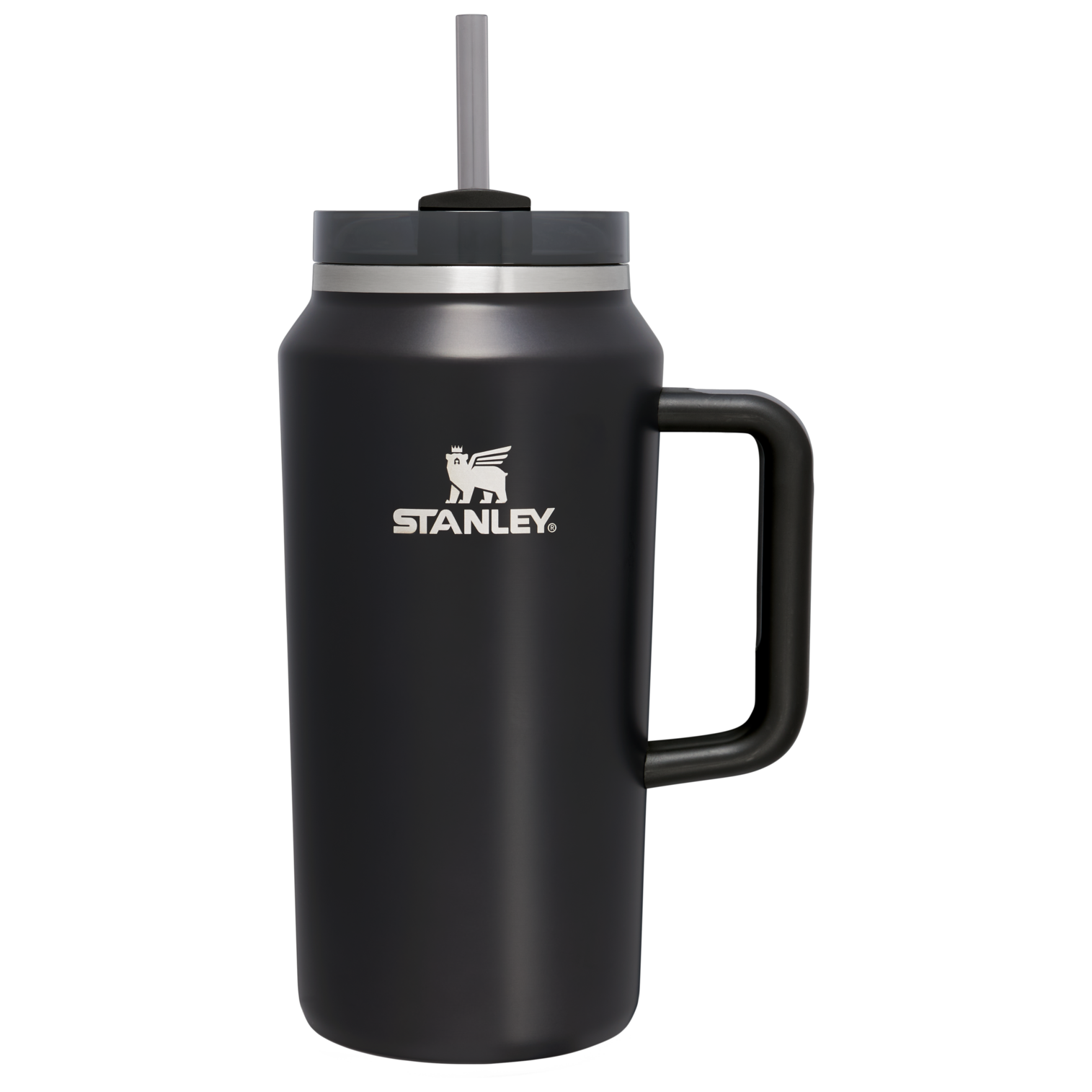 Car-Cup Friendly The Quencher H2.0 Flowstate Tumbler D033Q - 40oz Large Capacity Car-Cup Friendly Quencher - Black Glow