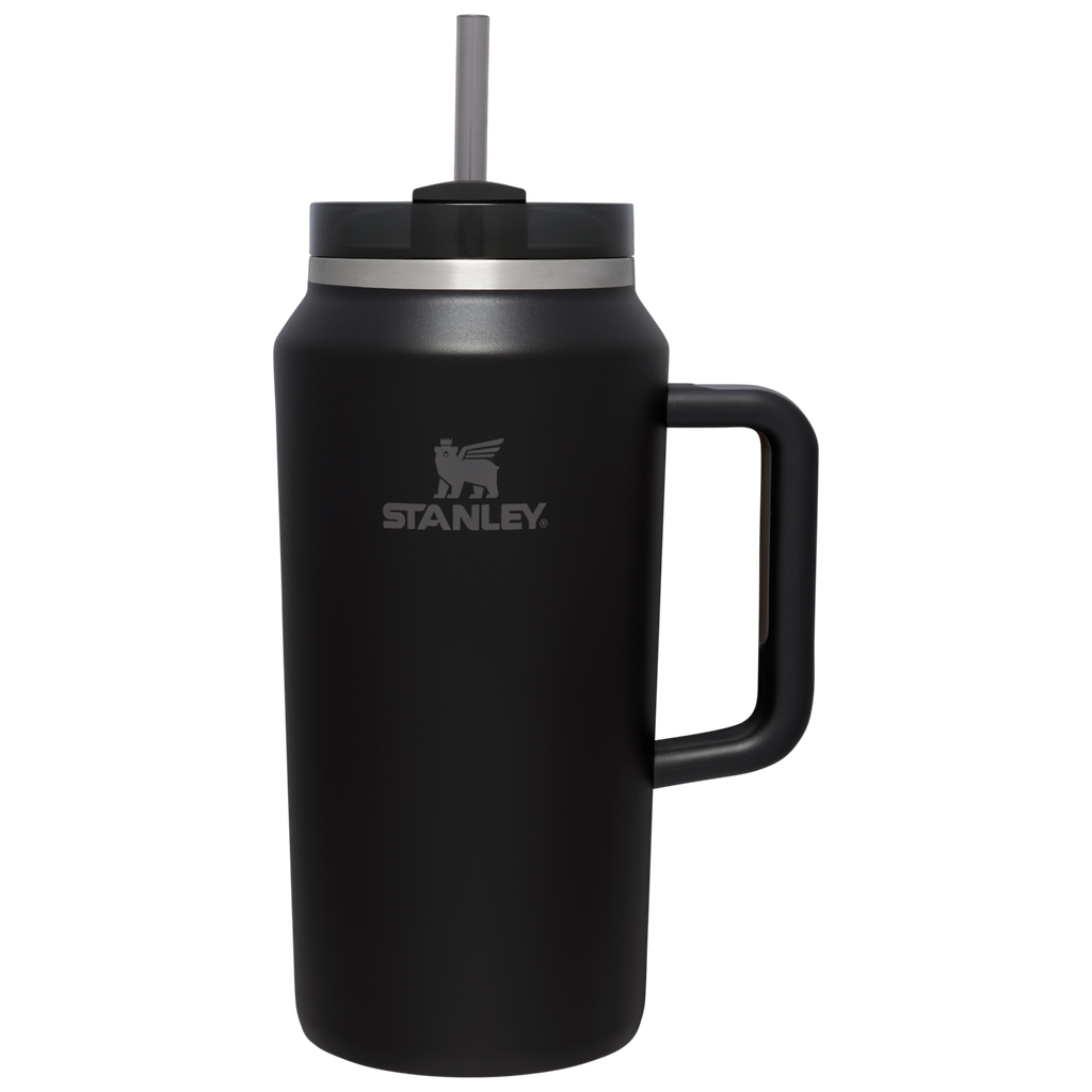 Double-Wall Vacuum The Quencher H2.0 Flowstate Tumbler D365U - 40oz Large Capacity Car-Cup Friendly Quencher - Black