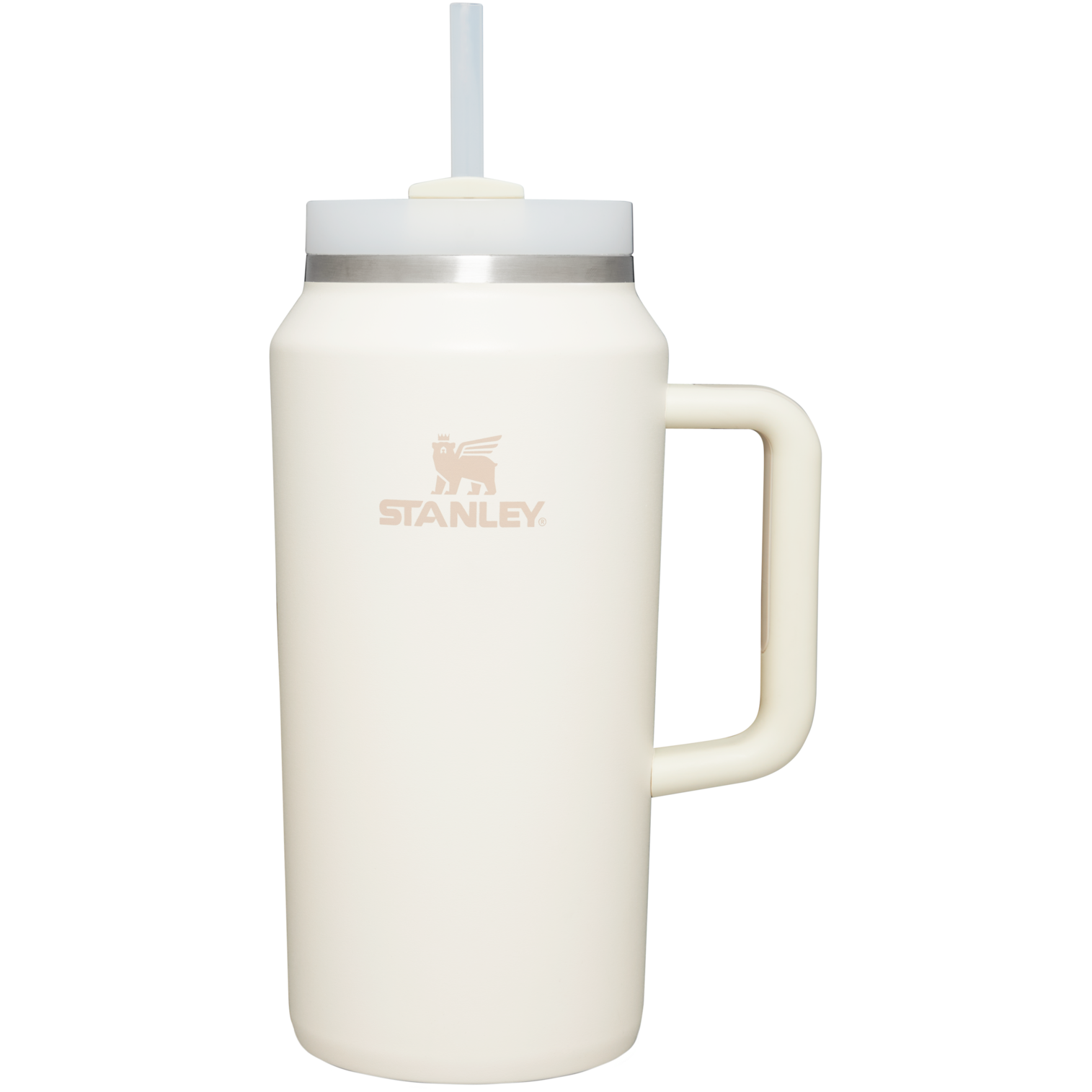 Double-Wall Vacuum The Quencher H2.0 Flowstate Tumbler D365U - 40oz Large Capacity Car-Cup Friendly Quencher - Cream