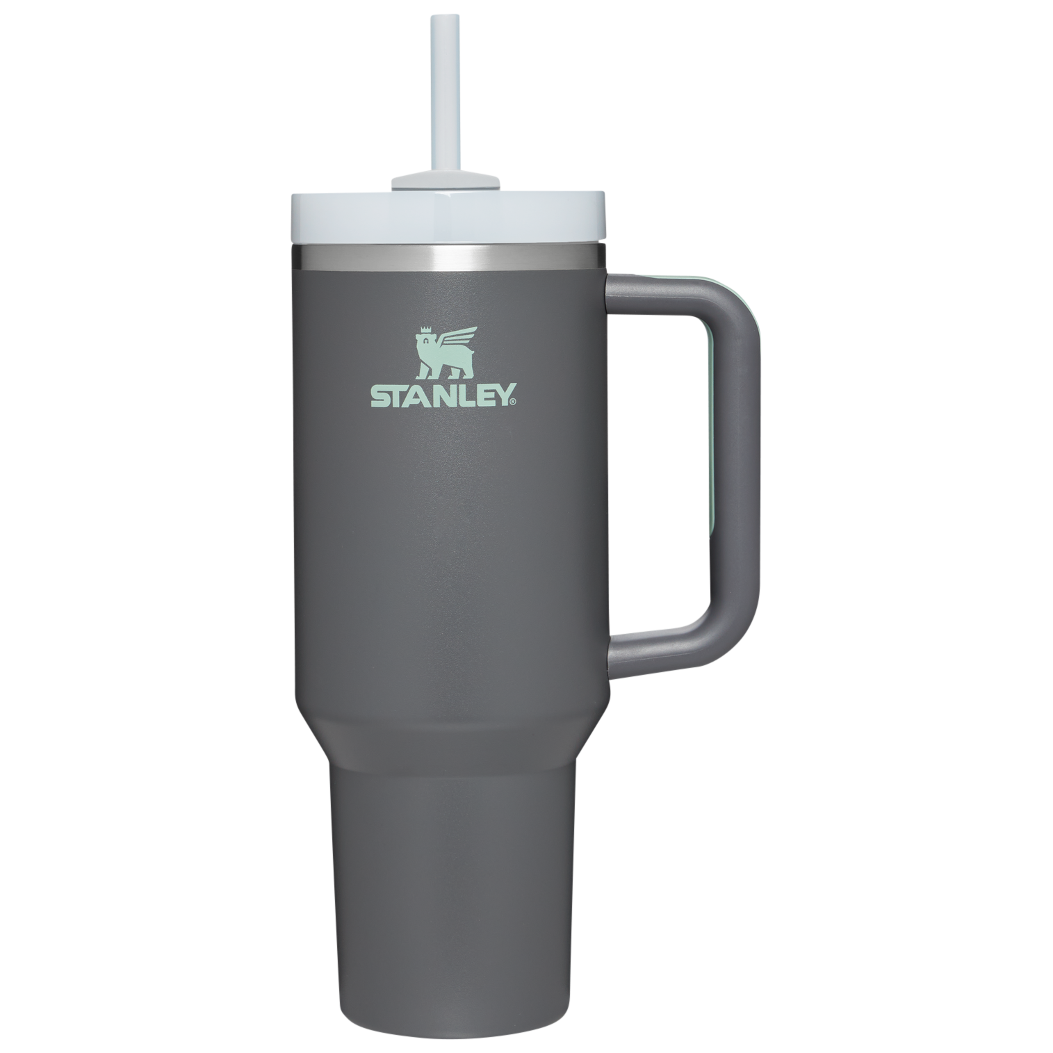 Car-Cup Friendly The Quencher H2.0 Flowstate Tumbler  | Stanley Create D332L - Premium Stainless Steel Straw Cup for All-Day Hydration - Charcoal