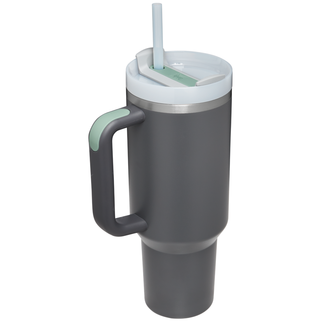 Car-Cup Friendly The Quencher H2.0 Flowstate Tumbler D050X - Double-Wall Vacuum Insulated Travel Tumbler with Straw Detail