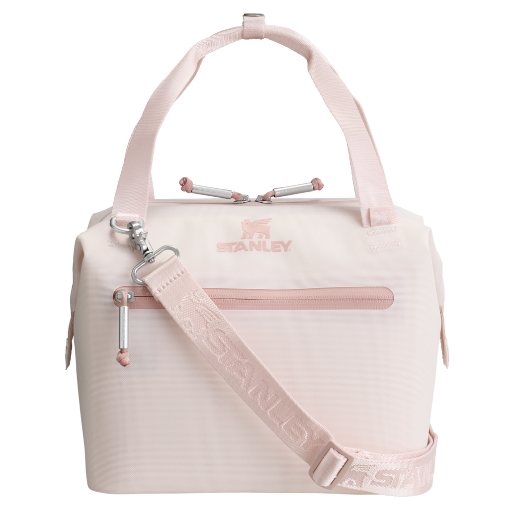 Ice-Retention The All Day Julienne Mini Cooler D052R - Julienne Series Portable Picnic Chiller Tote - Rose Quartz