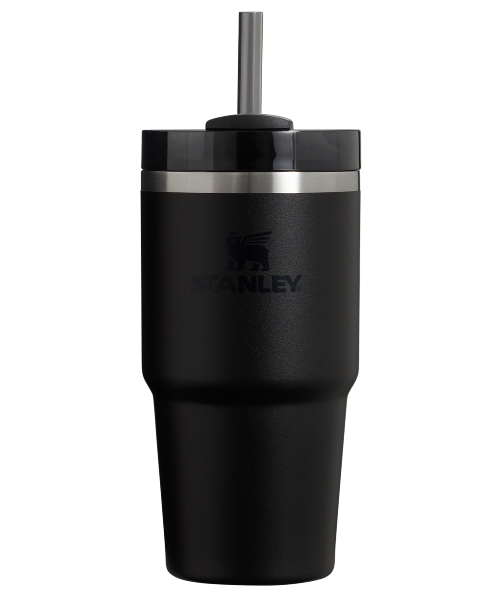 Double-Wall Vacuum The Quencher H2.0 Flowstate Tumbler | Stanley Create D330L - 40oz Large Capacity Car-Cup Friendly Quencher - Black 2.0