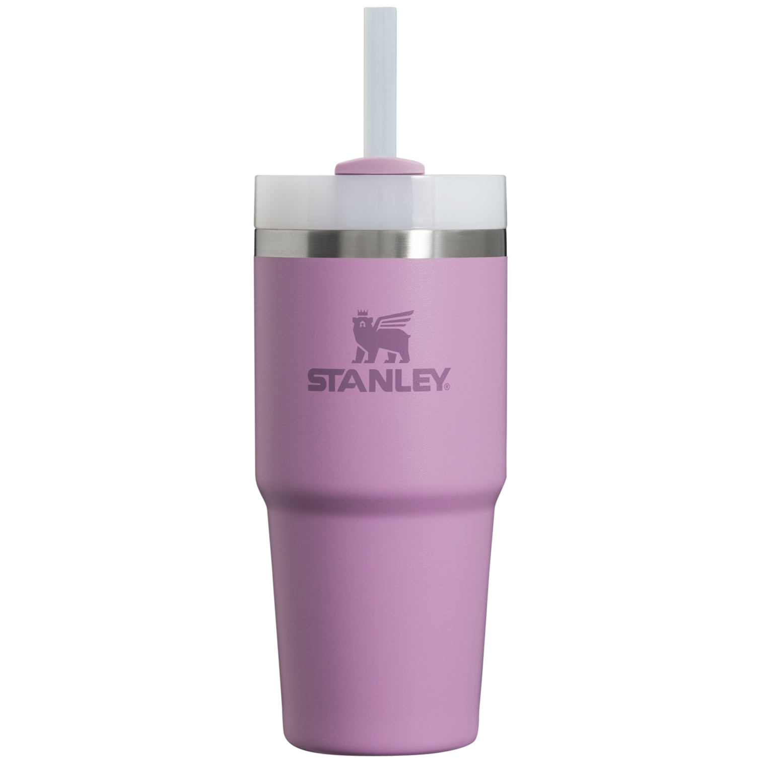 Insulated Travel The Quencher H2.0 Flowstate Tumbler  | Stanley Create D329E - Premium Stainless Steel Straw Cup for All-Day Hydration - Lilac