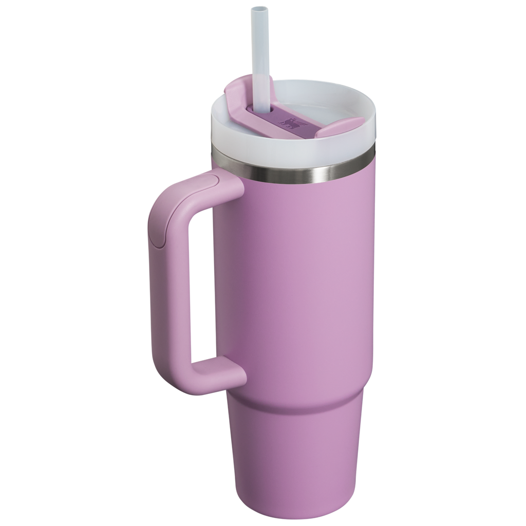 Double-Wall Vacuum The Quencher H2.0 Flowstate Tumbler | Stanley Create D331C - FlowState 3-Position Lid Insulated Travel Mug Detail