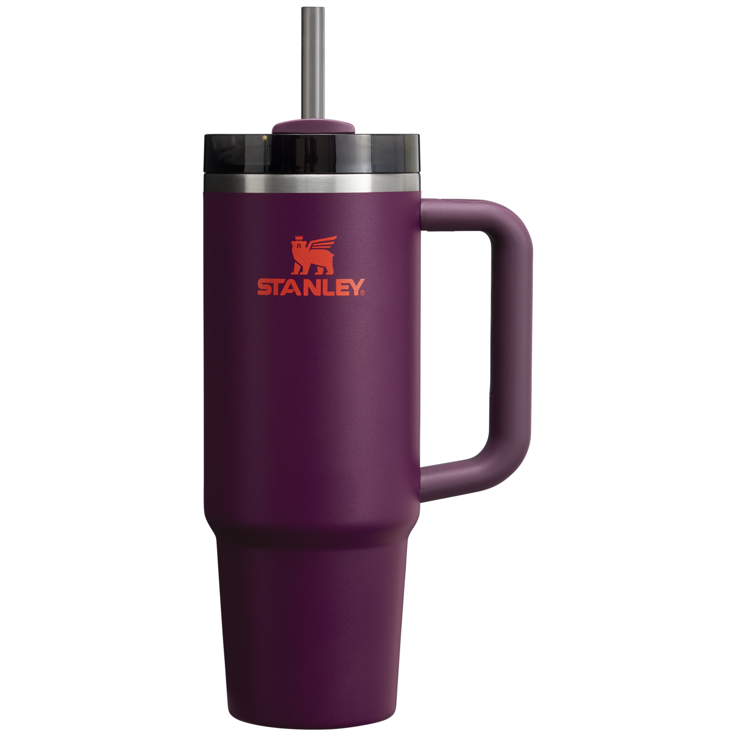 Double-Wall Vacuum The Quencher H2.0 Flowstate Tumbler | Stanley Create D331C - FlowState 3-Position Lid Insulated Travel Mug - Plum