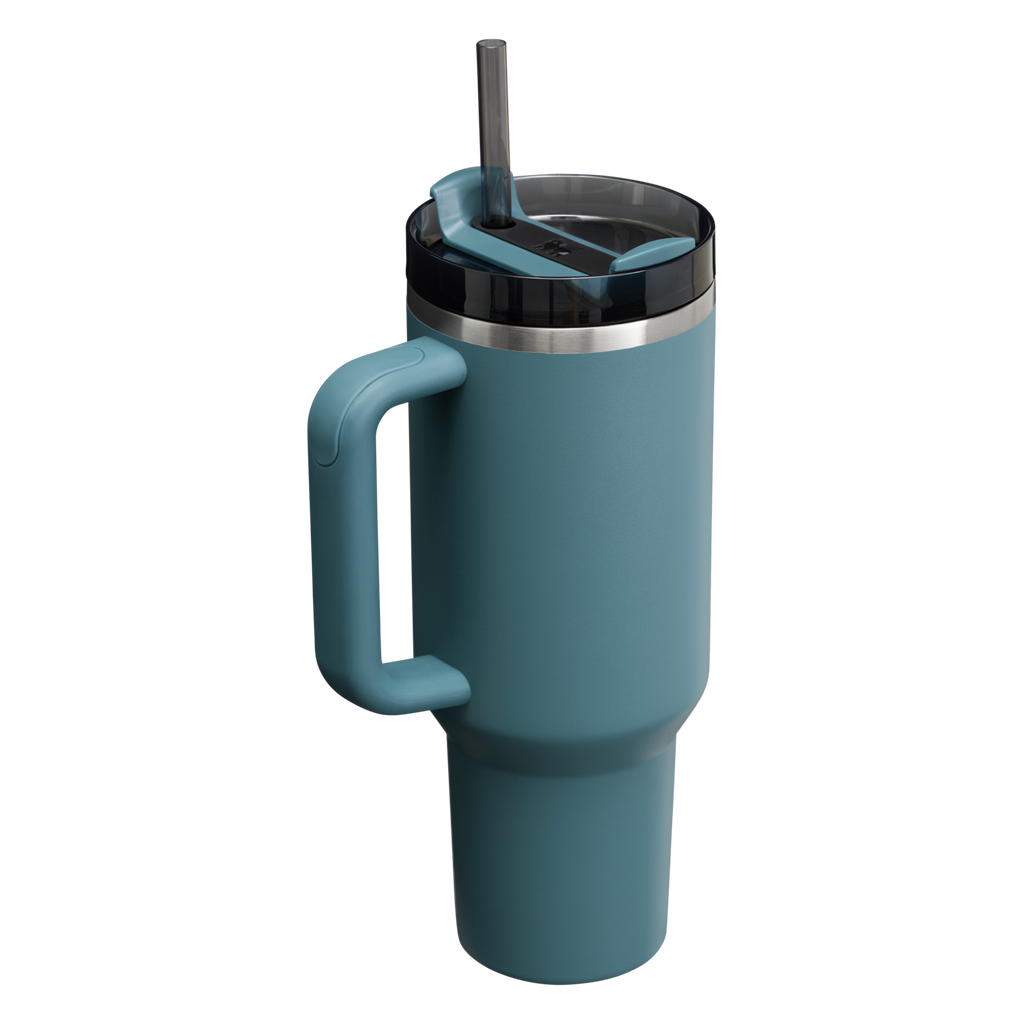 Car-Cup Friendly The Quencher H2.0 Flowstate Tumbler D050X - Double-Wall Vacuum Insulated Travel Tumbler with Straw Detail
