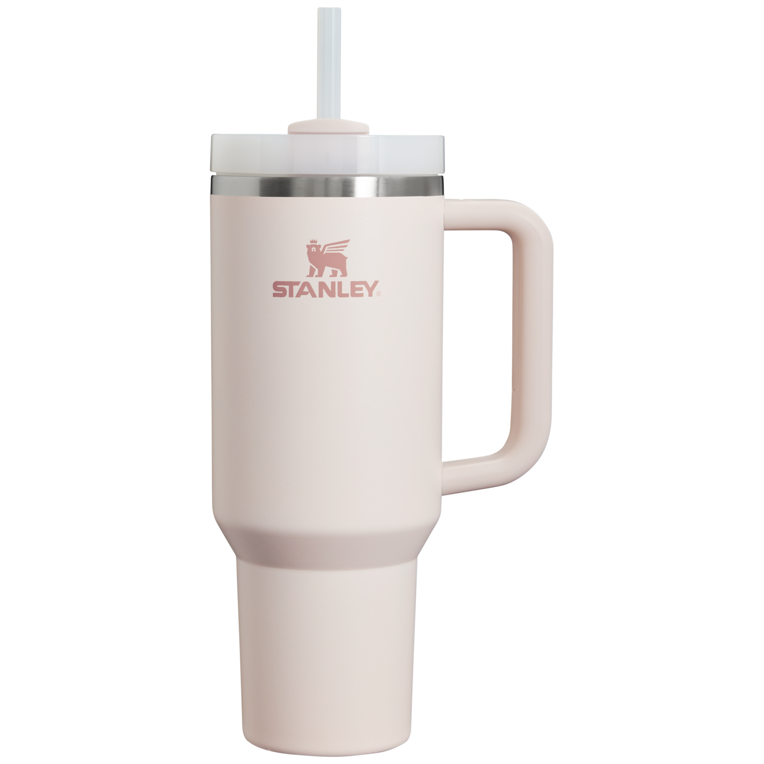Car-Cup Friendly The Quencher H2.0 Flowstate Tumbler D050X - Double-Wall Vacuum Insulated Travel Tumbler with Straw - Rose Quartz 2.0