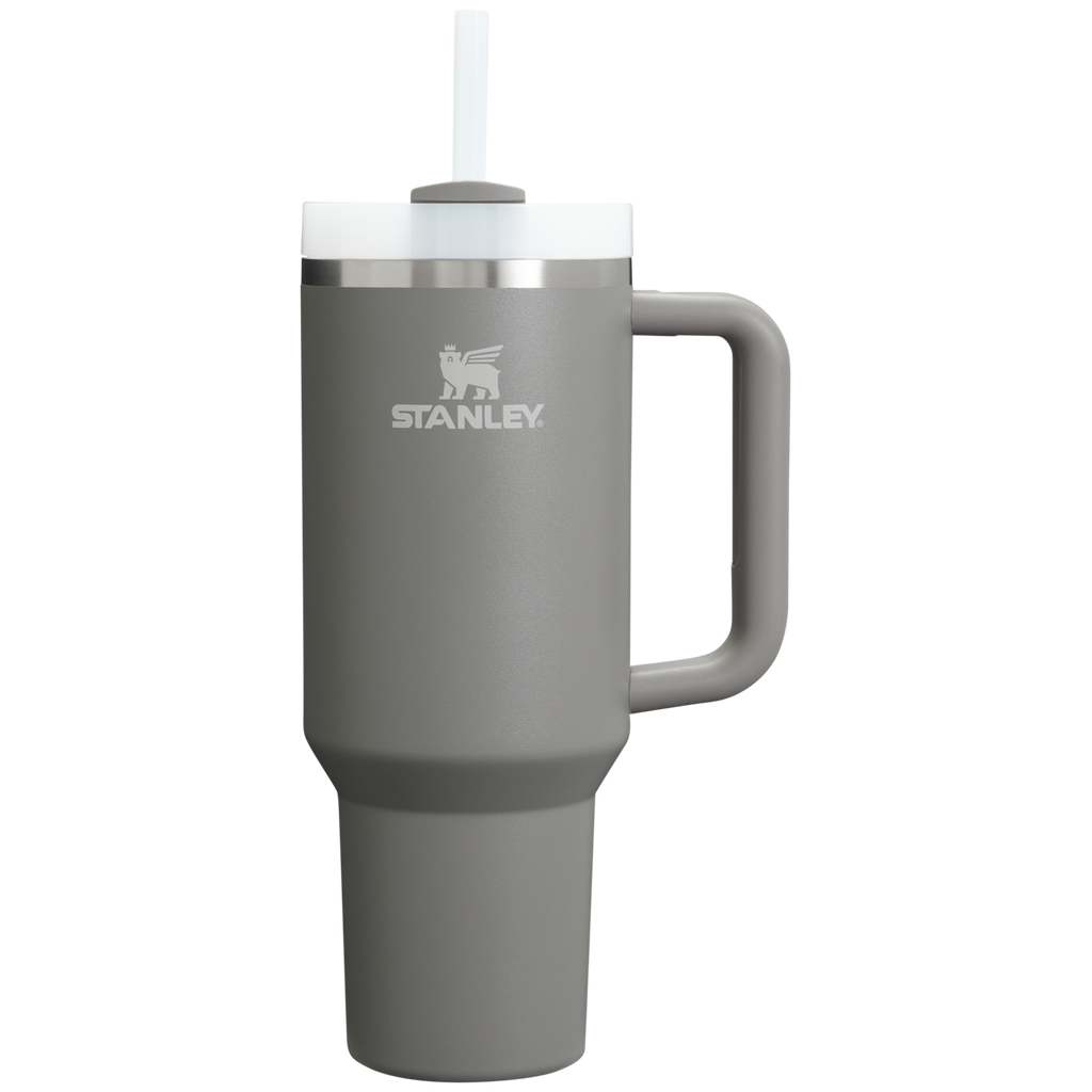Car-Cup Friendly The Quencher H2.0 Flowstate Tumbler D050X - Double-Wall Vacuum Insulated Travel Tumbler with Straw - Stone
