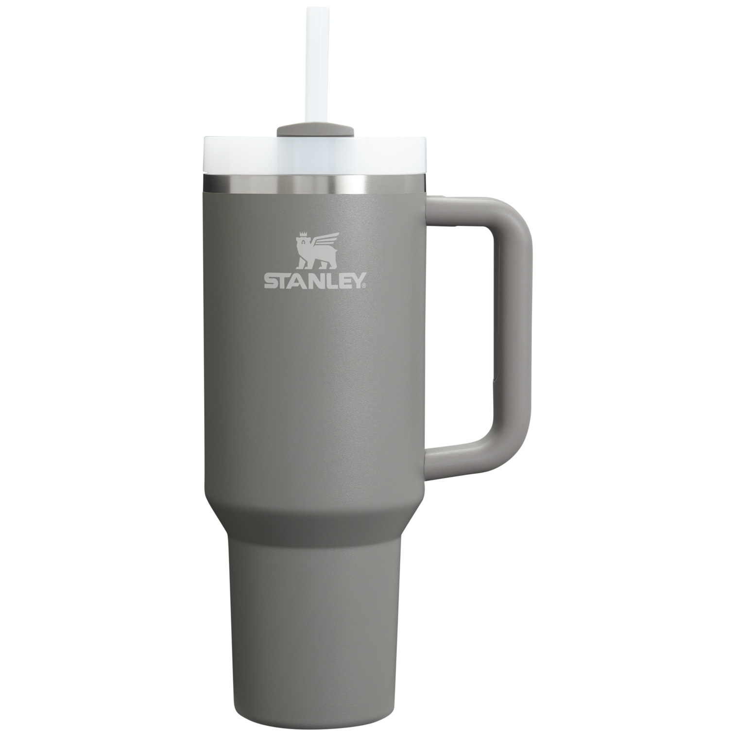 Car-Cup Friendly The Quencher H2.0 Flowstate Tumbler D050X - Double-Wall Vacuum Insulated Travel Tumbler with Straw - Stone