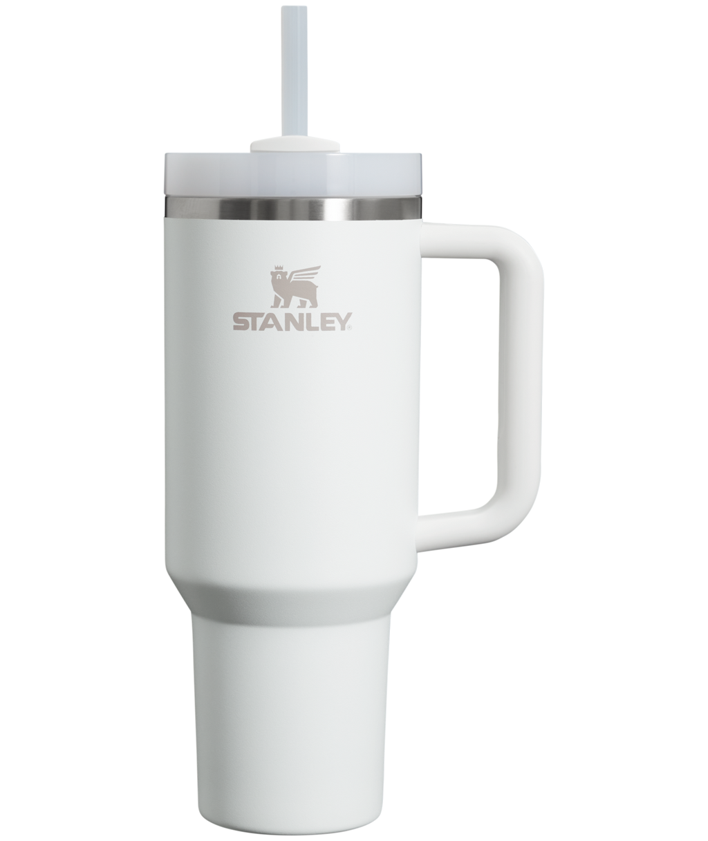 Car-Cup Friendly The Quencher H2.0 Flowstate Tumbler  | Stanley Create D332L - Premium Stainless Steel Straw Cup for All-Day Hydration - Frost