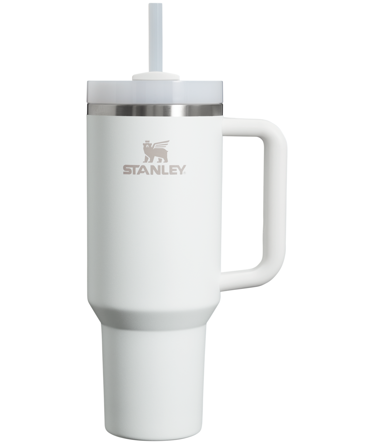 Car-Cup Friendly The Quencher H2.0 Flowstate Tumbler  | Stanley Create D332L - Premium Stainless Steel Straw Cup for All-Day Hydration - Frost