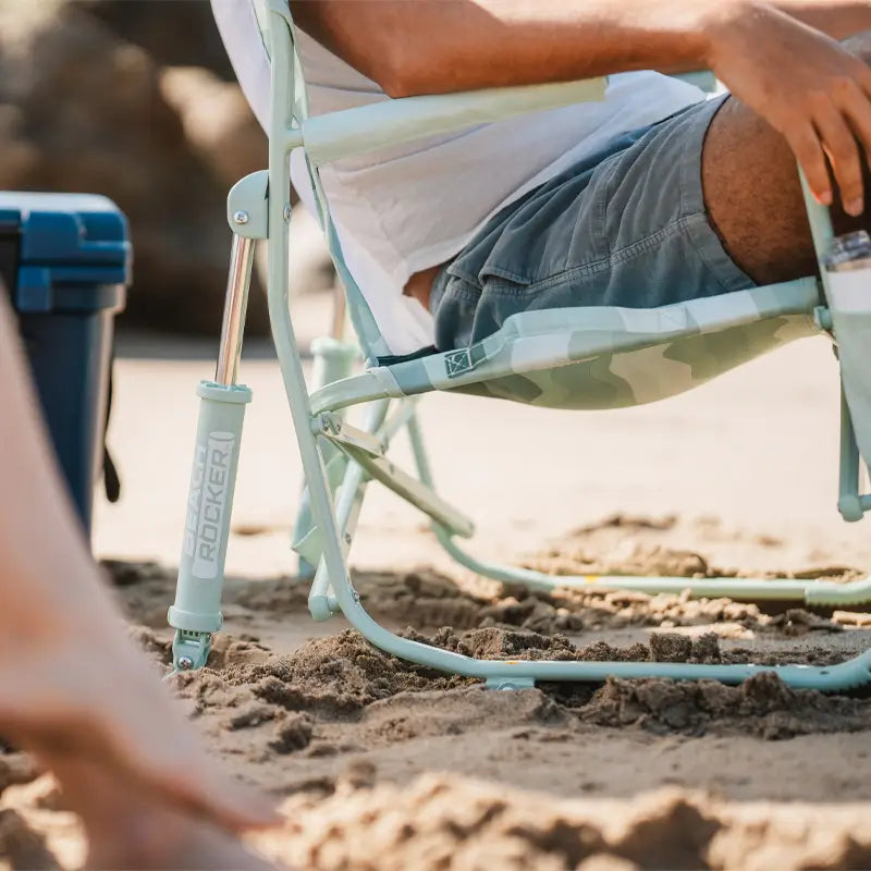 Heavy-Duty Freestyle Beach Rocker - Choice 712 - Patented Spring-Action Rocking Chair for Camping Detail