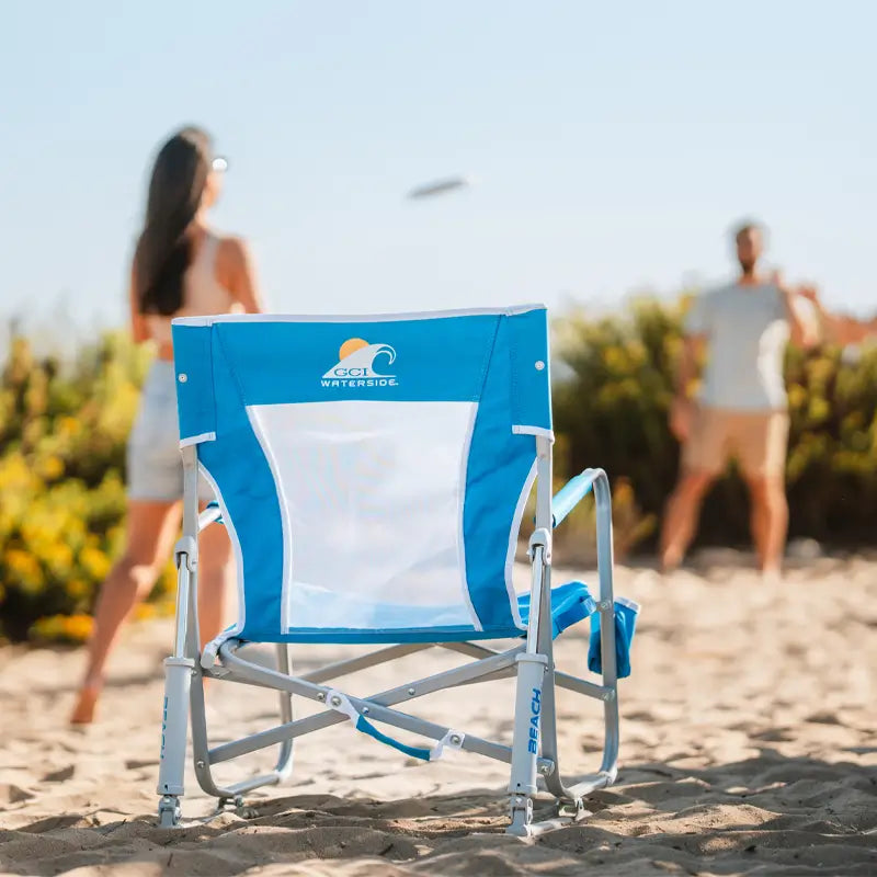 Heavy-Duty Freestyle Beach Rocker - Choice 712 - Patented Spring-Action Rocking Chair for Camping Detail