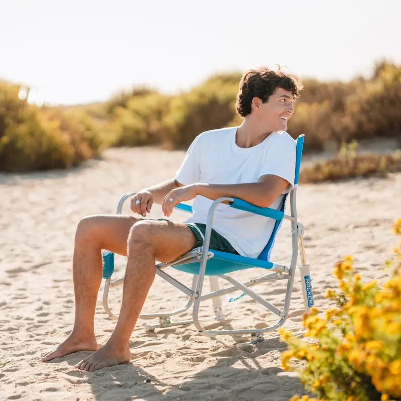 Heavy-Duty Freestyle Beach Rocker - Choice 712 - Patented Spring-Action Rocking Chair for Camping Detail