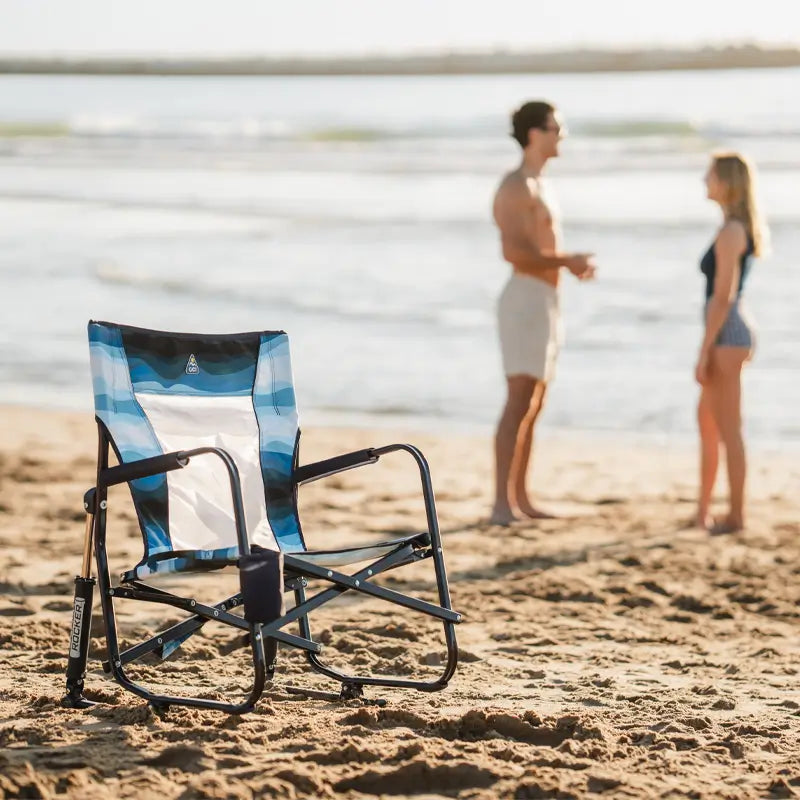 Heavy-Duty Freestyle Beach Rocker - Choice 712 - Patented Spring-Action Rocking Chair for Camping Detail
