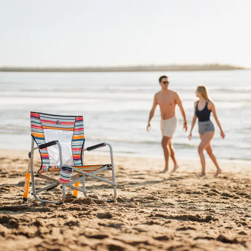 Heavy-Duty Freestyle Beach Rocker - Choice 712 - Patented Spring-Action Rocking Chair for Camping Detail