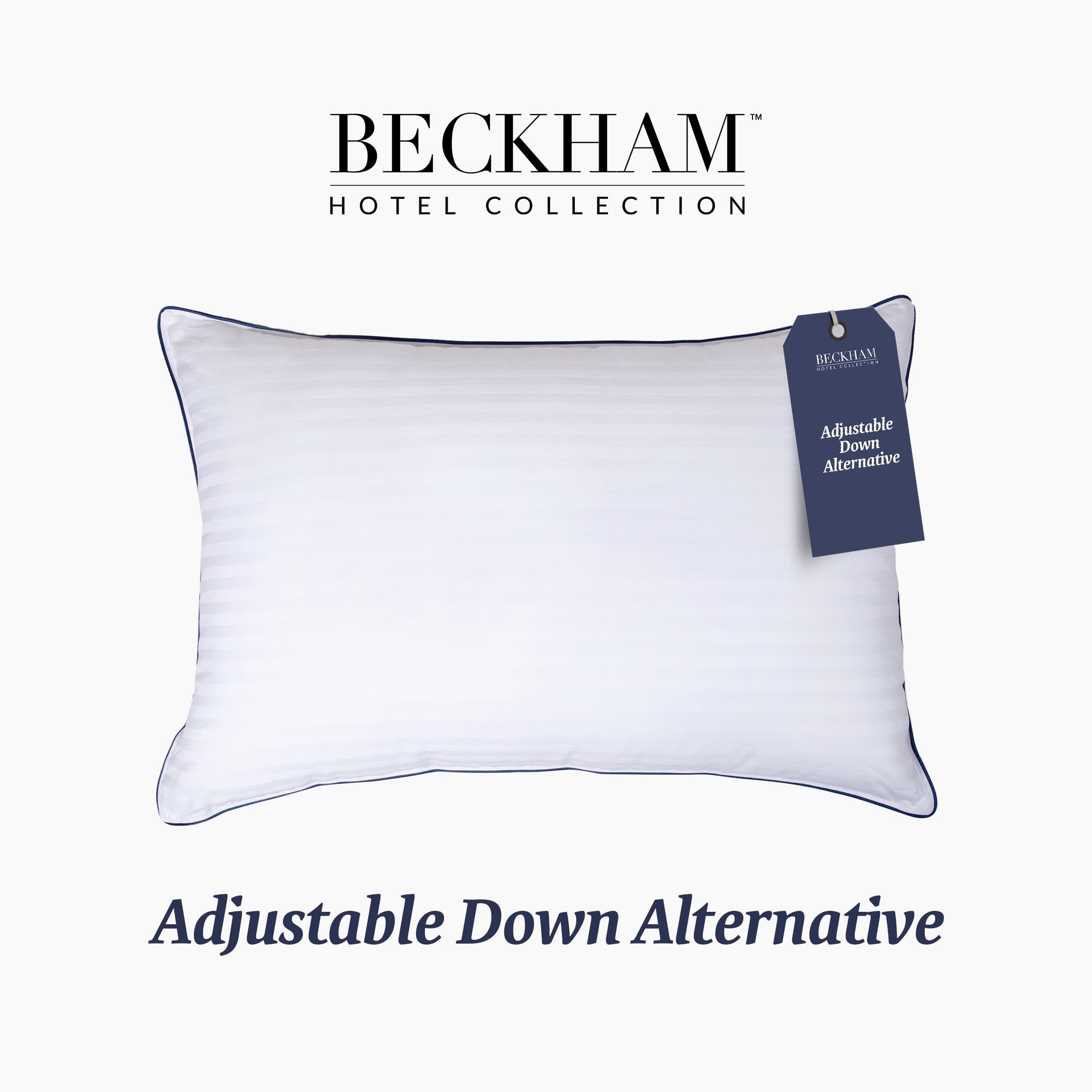 Hotel Collection Customizable Down Alternative Queen Pillow 1 Pack, Adult - Ergonomic Memory Foam Pillow for Neck Pain Support - Default Title