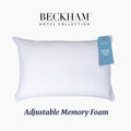 Orthopedic Support Customizable Memory Foam Queen Pillow 1Pack, Adult - Ergonomic Memory Foam Pillow for Neck Pain Support - Default Title