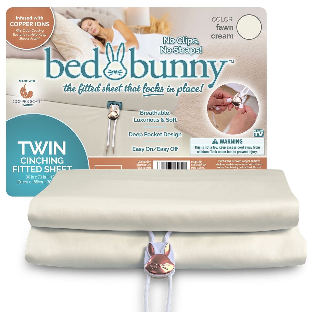 Ultra-Soft Fitted Bed Sheet With Built-In Compression Cord Locks On Mattresses & Won’t Slip - Breathable Egyptian Cotton Flat & Fitted Sheets - Default Title