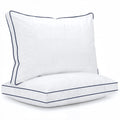 Orthopedic Support for Queen Size 2 Pack, Duck Feather and Shredded Memory Foam Soft Luxury Hotel Collection - Orthopedic Shredded Foam Bed Pillow Set - Default Title
