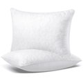 Fluffy Shredded Bed Pillows Queen Size Set of 2, Hotel Gusseted Pillows for Sleeping, Alternative to Down Pillows, Soft Supportive & ... - Decorative Throw Pillow Cushion for Sofa & Bed - Default Title