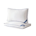 Ergonomic Memory Foam Goose Down Feather Pillows Queen Size Set of 2, Luxury Soft Hotel Quality pillows for Sleeping, Organic Cotton Cover ... - Hotel Quality Plush Sleeping Pillows - Default Title