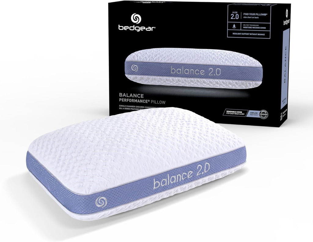 Hotel Collection Performance Pillow – 2.0 - Moisture Wicking Bed Pillow for All Sleep Positions - Medium Firmness Bed Pillow -... - Decorative Throw Pillow Cushion for Sofa & Bed - Default Title
