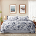 Hypoallergenic Cloud Queen Comforter Sets,7-Pieces Reversible Bedding Sets,Bed in a Bag with Comforter,Flat Sheet and Fitted Sheet,Pillowc... - Hypoallergenic Ultra-Fluffy Quilt for Winter - Default Title