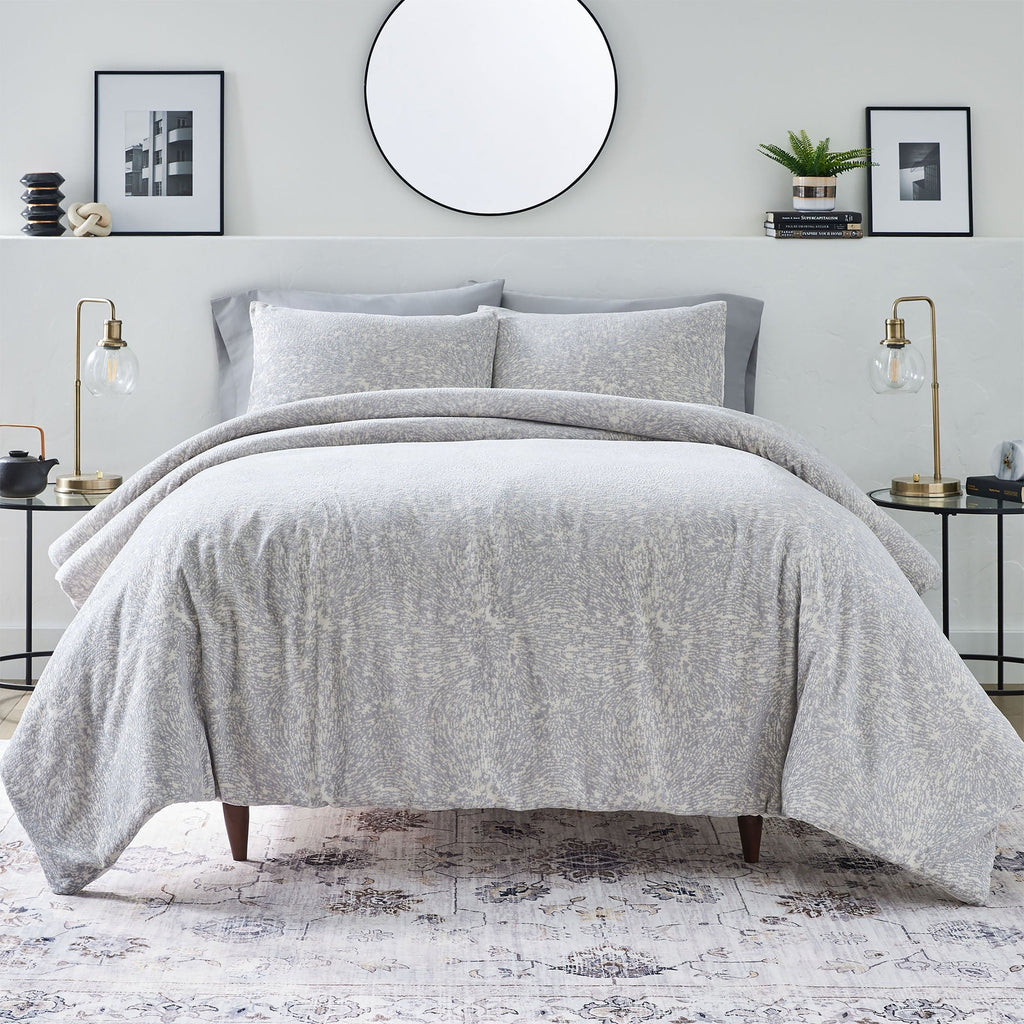 Fluffy Down Alternative Better Homes & Garden Grey Chenille 3-Piece Comforter Set, Full/Queen, All Ages - All-Season Down Alternative Comforter Insert - Default Title